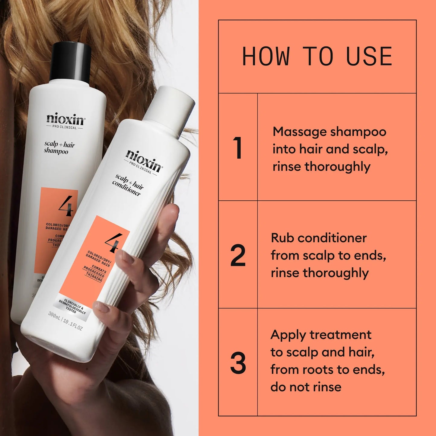 Nioxin Scalp + Hair Thickening System 4 Trial Kit