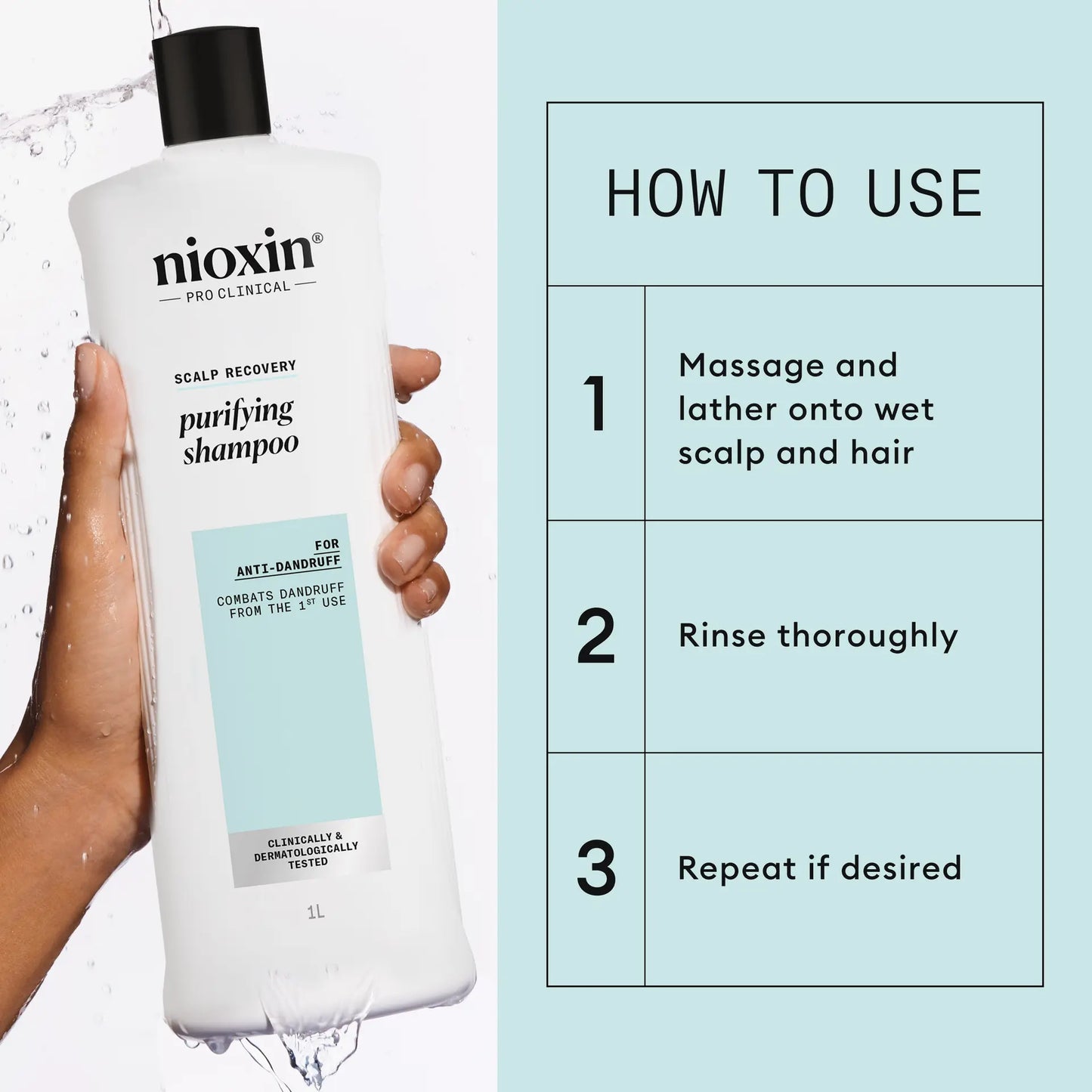 Nioxin Scalp Recovery System Purifying Shampoo 1L