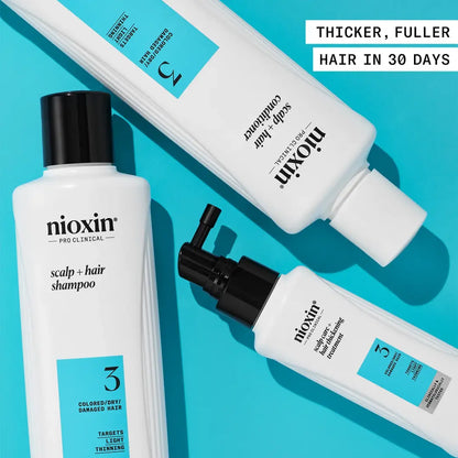 Nioxin Scalp + Hair Thickening System 3 Full Size Kit