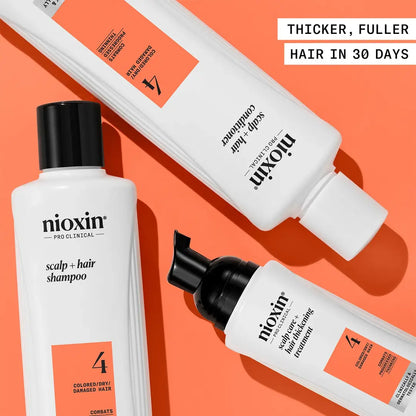 Nioxin Scalp + Hair Thickening System 4 Full Size Kit