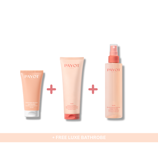 PAYOT NUE Holiday Value Bundle Pack + Luxe Spa Bathrobe