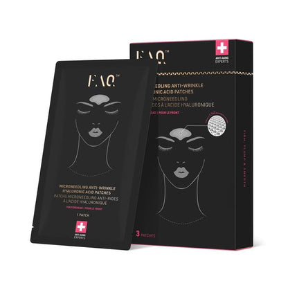 FOREO FAQ Forehead Microneedling Anti-Wrinkle Hyaluronic Acid Patches 3 Patches