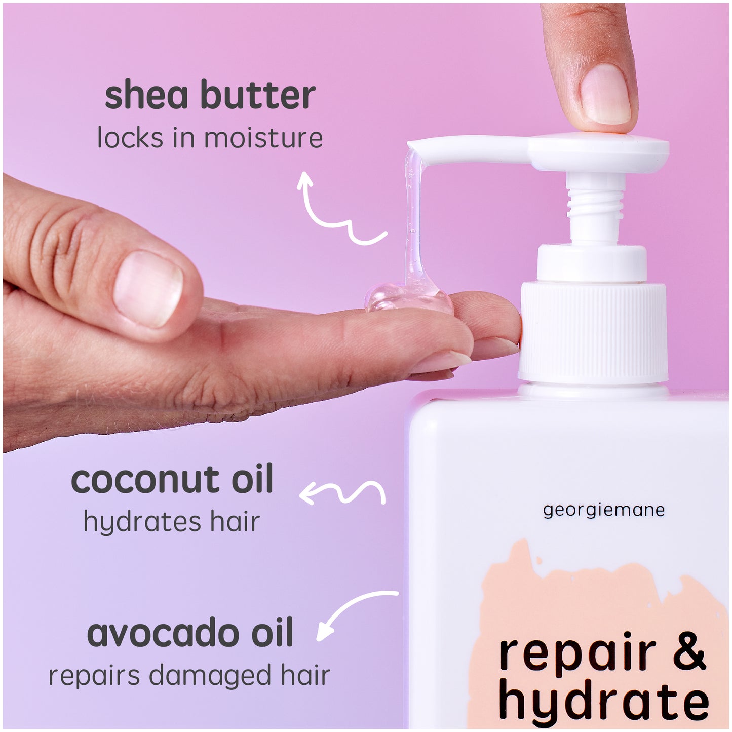 georgiemane Repair & Hydrate Shampoo 330ml
