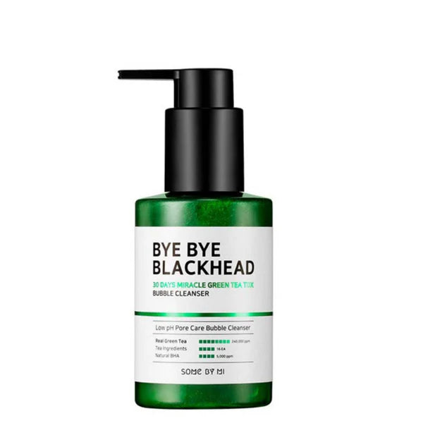 SOME BY MI Miracle Bye Bye 30 Days Blackhead Miracle Green Tea Tox Bubble Cleanser 120g