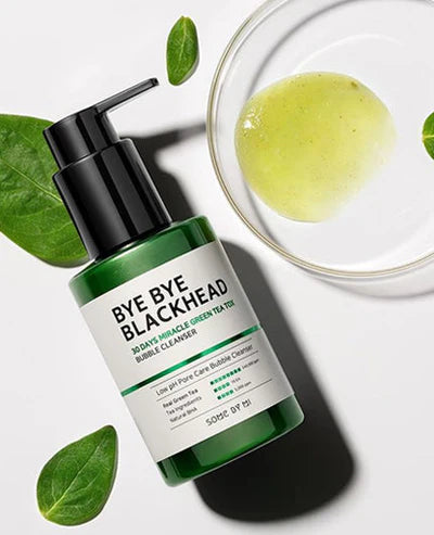 SOME BY MI Miracle Bye Bye 30 Days Blackhead Miracle Green Tea Tox Bubble Cleanser 120g