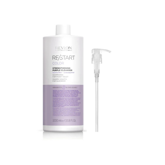 Revlon Professional RE/START Color Strengthening Purple Cleanser 1000ml and Pump