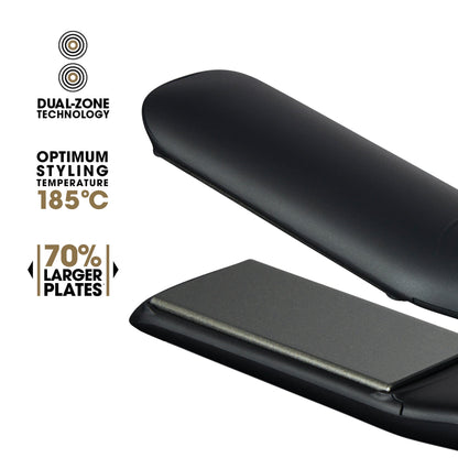 ghd Max Wide-Plate Hair Straightener 42mm Plate - Black