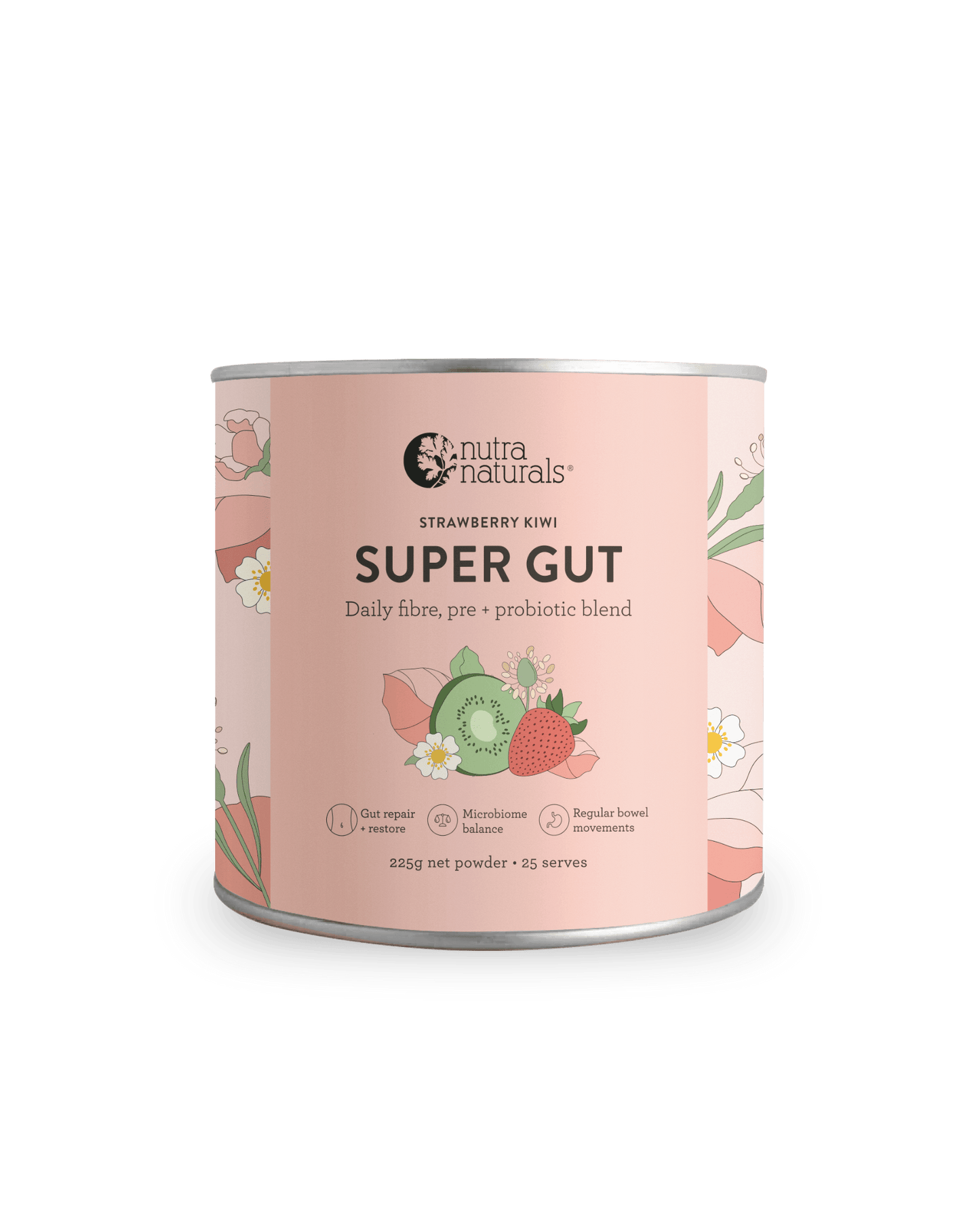 Nutra Naturals Super Gut - Strawberry Kiwi 225g