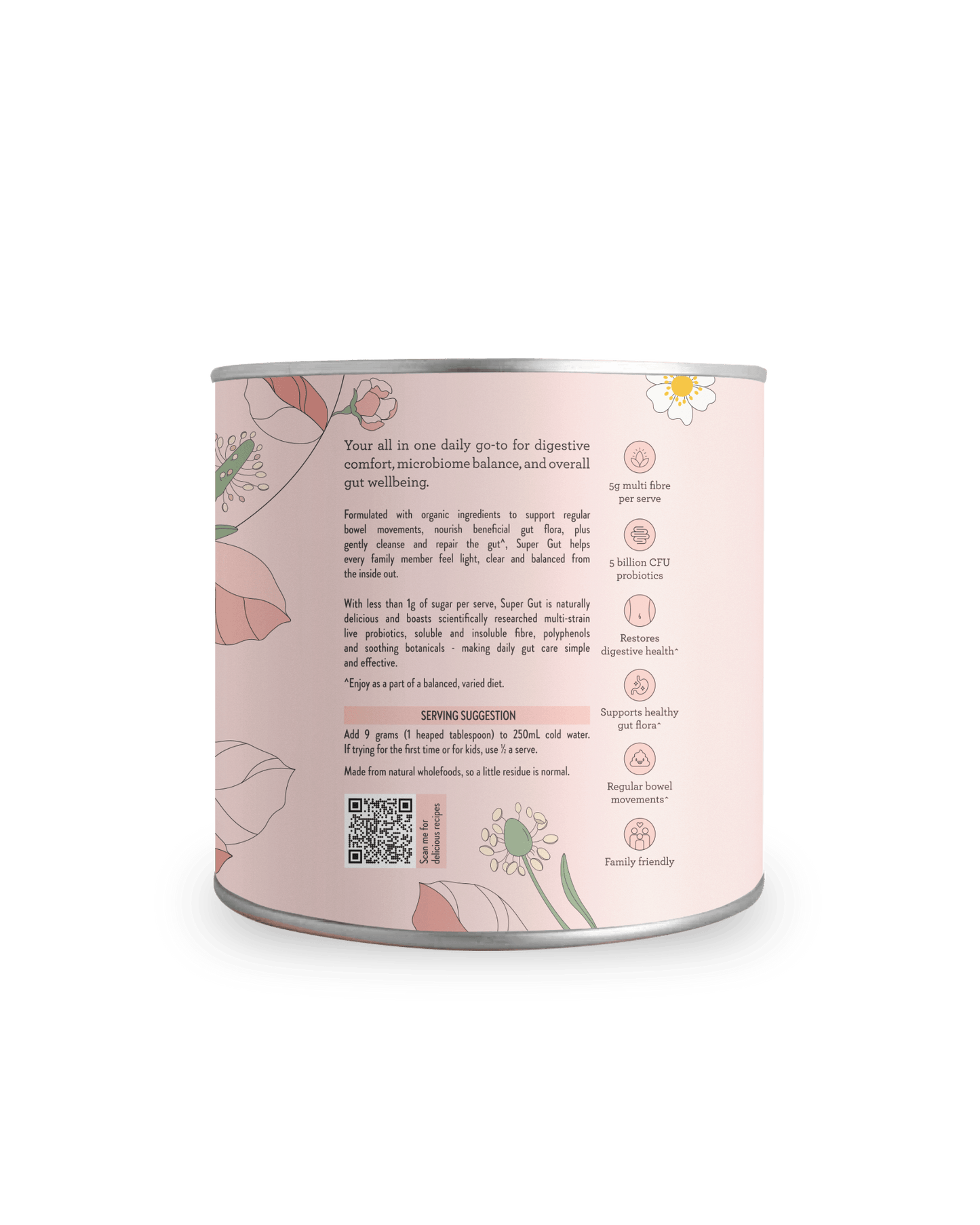 Nutra Naturals Super Gut - Strawberry Kiwi 225g