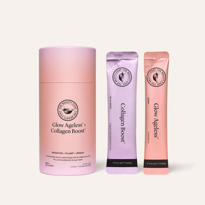 The Beauty Chef Glow Ageless + Collagen Boost Sachets 7 x 5 g + 7 x 15 mL