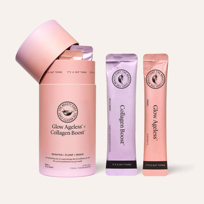 The Beauty Chef Glow Ageless + Collagen Boost Sachets 7 x 5 g + 7 x 15 mL