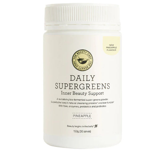 The Beauty Chef Daily Supergreens Pineapple Supplement Powder 150g
