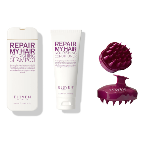 ELEVEN Australia Repair & Scalp Brush Trio Pack