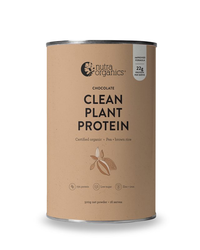 Nutra Organics Clean Plant Protein Chocolate 500g