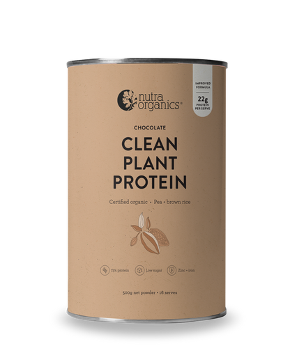 Nutra Organics Clean Plant Protein Chocolate 500g