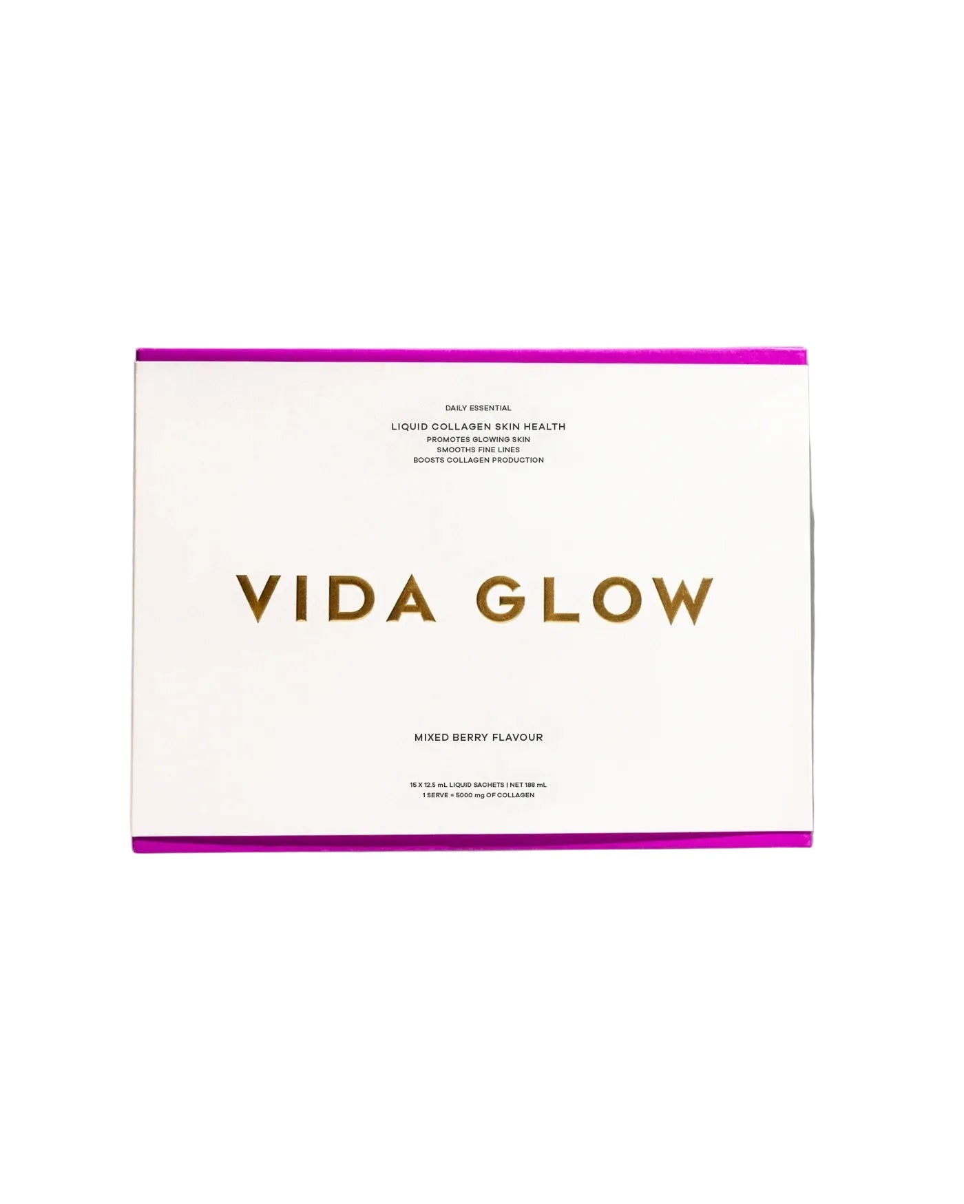 Vida Glow Liquid Collagen Skin Health Mixed Berry - 15 sachets