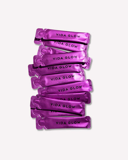 Vida Glow Liquid Collagen Skin Health Mixed Berry - 15 sachets