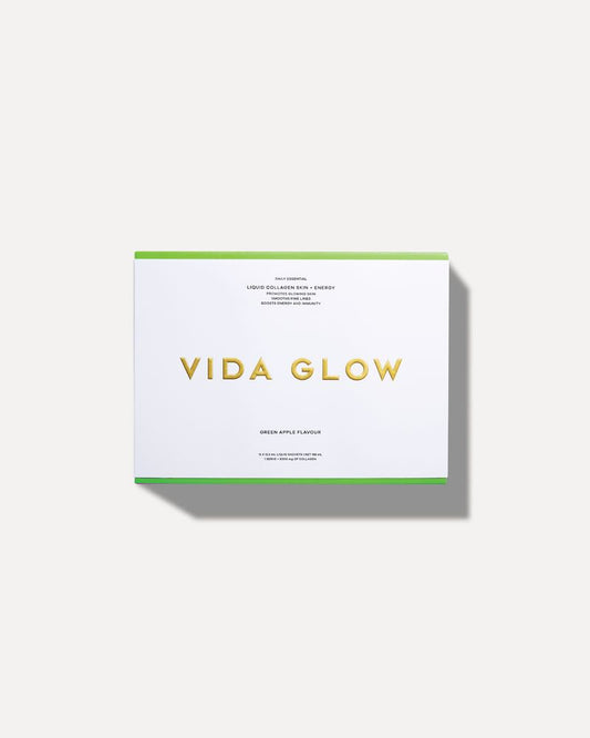 Vida Glow Liquid Collagen Skin + Energy - Green Apple 15 x 12.5ml Sachets