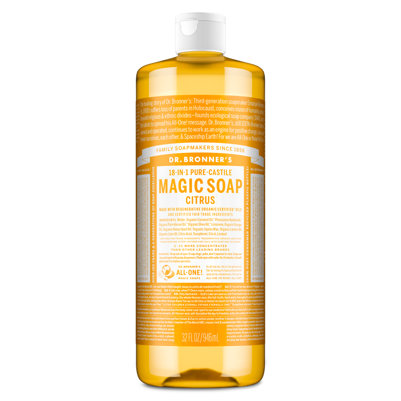 Dr. Bronner's Pure Castile Liquid Soap - Citrus 946ml