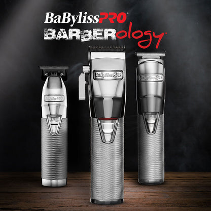 BaBylissPRO BaBylissPRO Silver FX Lithium Clipper - Silver Cord/Cordless Beard Care