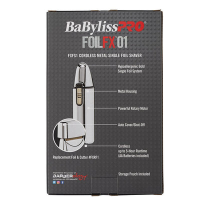 BaBylissPRO BaBylissPRO Silver Single Foil Shaver Beard Care