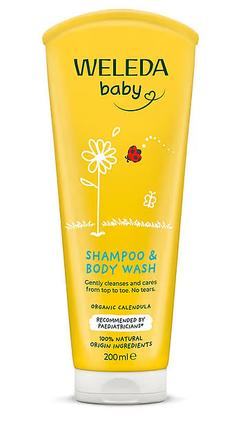 Weleda Calendula Shampoo and Body Wash 200ml