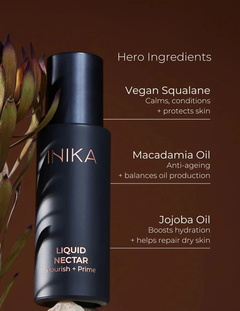 INIKA INIKA Organic Liquid Nectar 30ml Serums & Treatments