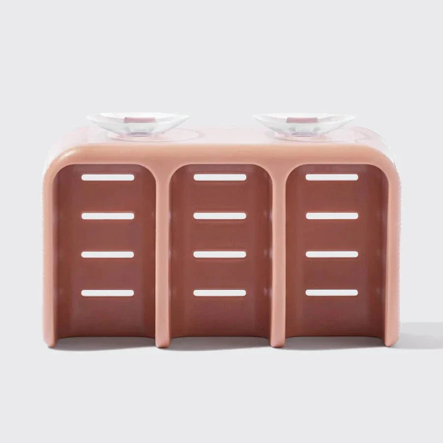 Kitsch Kitsch Recycled Plastic Self-Draining Soap Dish - Terracotta Hair Care [Health and Beauty]