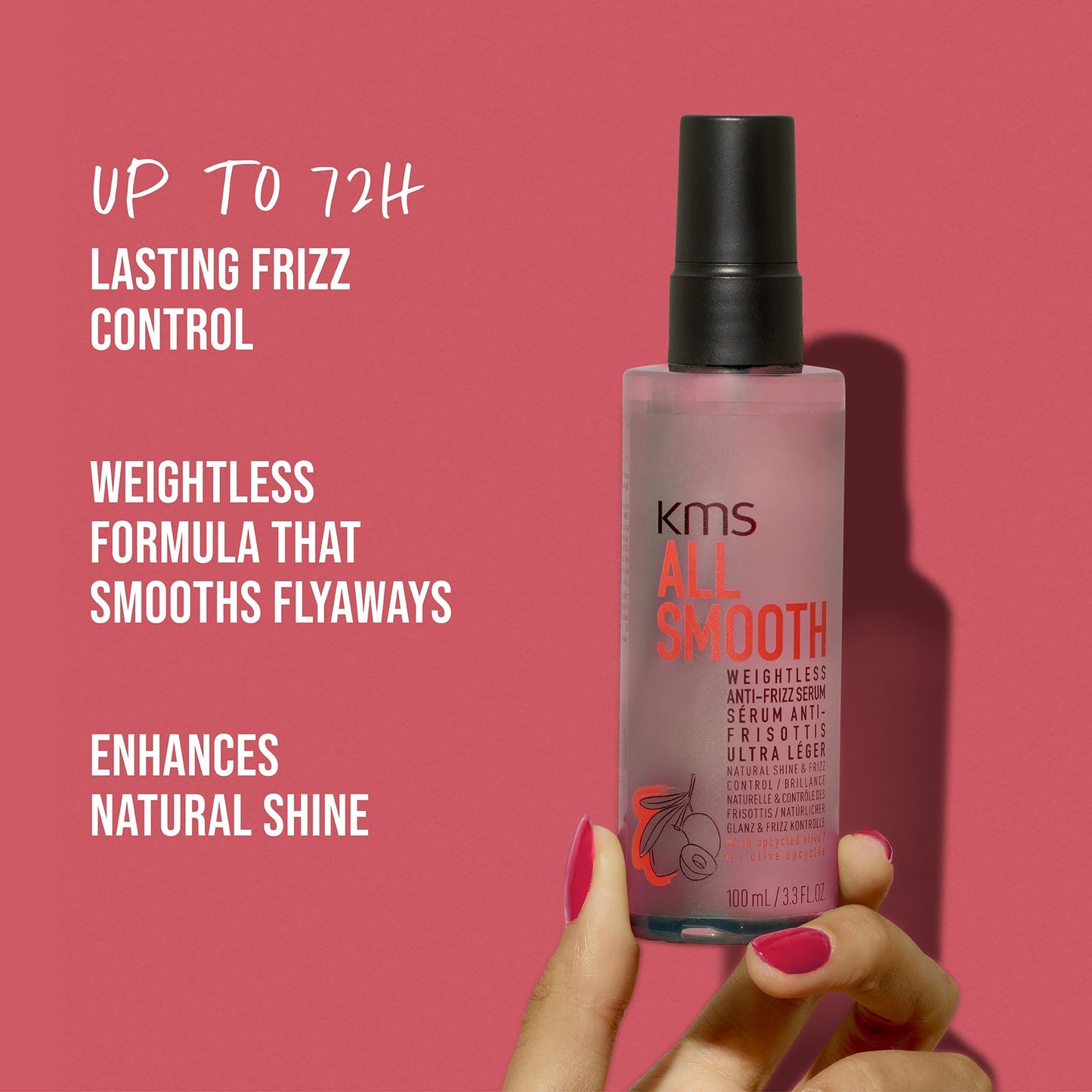 KMS KMS All Smooth Anti-Frizz Serum 100ml Hair Treatments