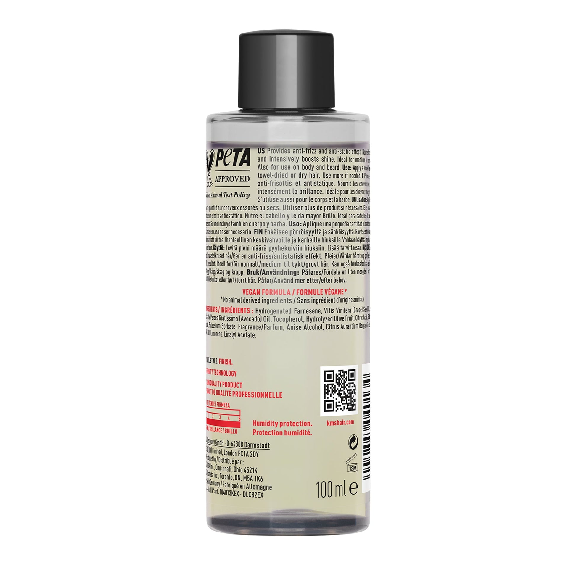 KMS KMS All Smooth Intense Nourishing Oil 100ml Hair Treatments