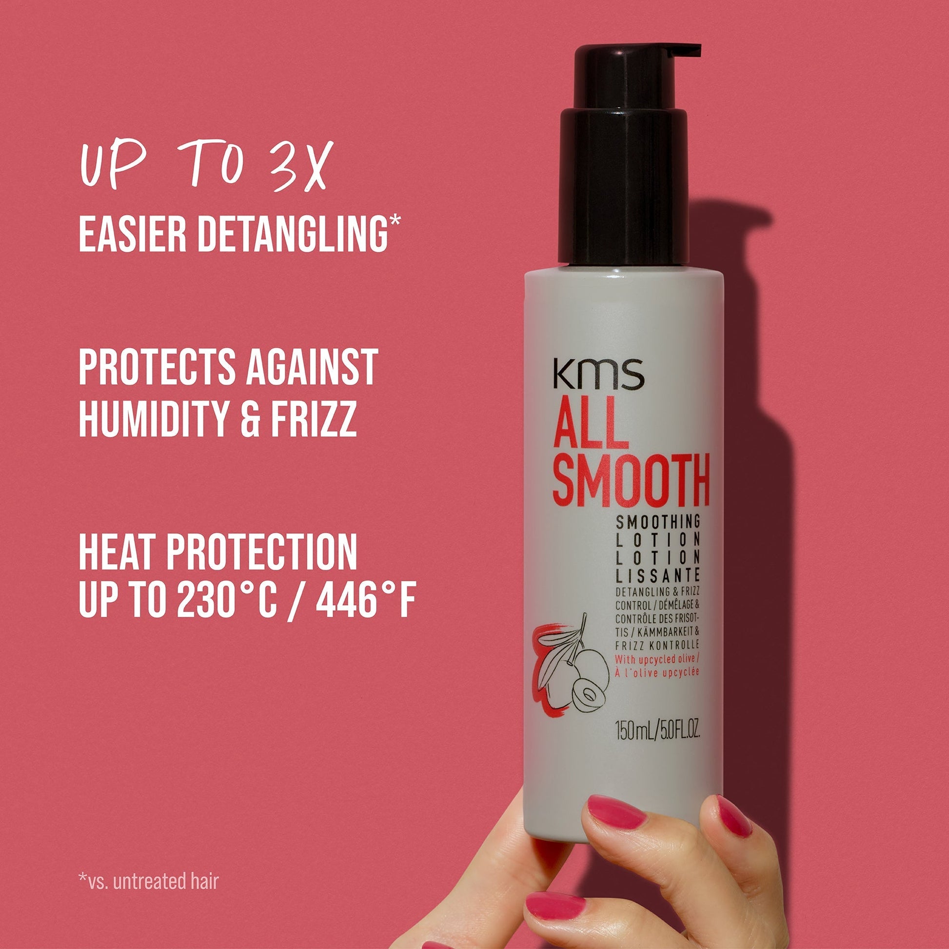 KMS KMS All Smooth Smoothing Lotion 150ml Hair Treatments