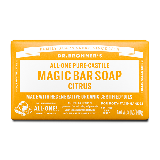 Dr. Bronner's Pure Castile Bar Soap - Citrus 140g