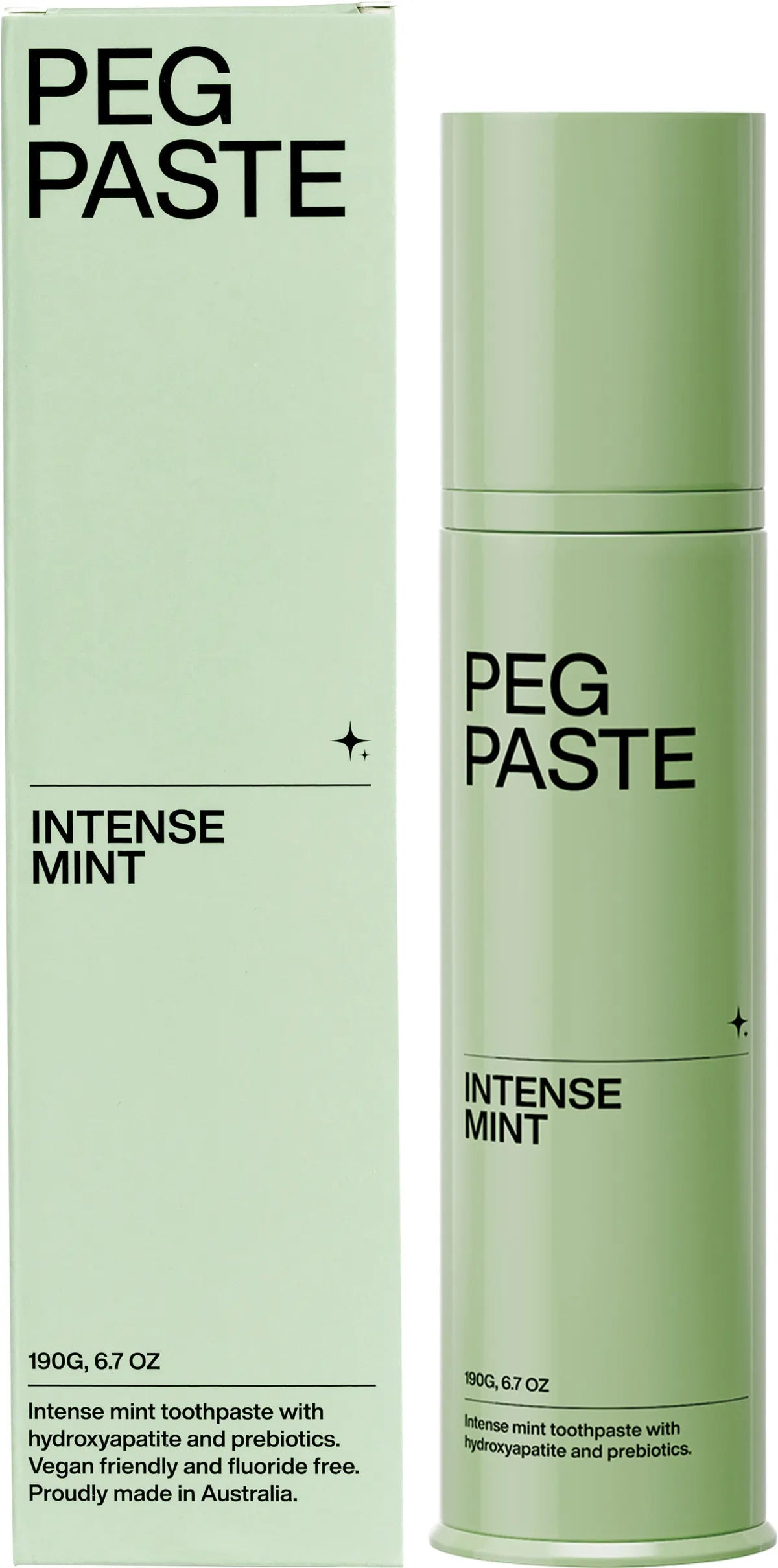 Peg Paste Toothpaste - N002 - Intense Mint 190g