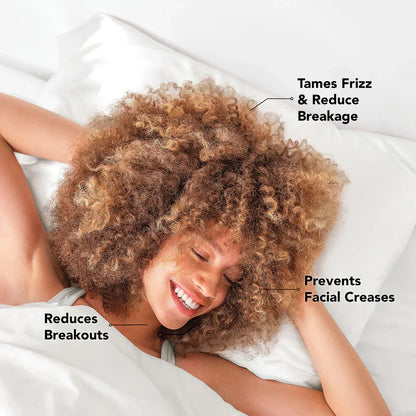 Kitsch Satin Pillowcase (Various Colours)