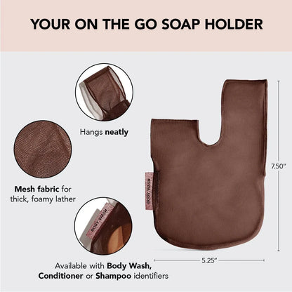 Kitsch Body Bar Saver Bag - Chocolate