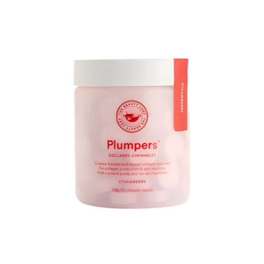The Beauty Chef PLUMPERS Collagen Chewables Strawberry 90g