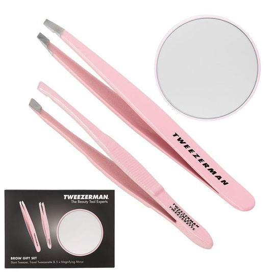 Tweezerman Pink Tweezerman Brow Gift Set Tweezers