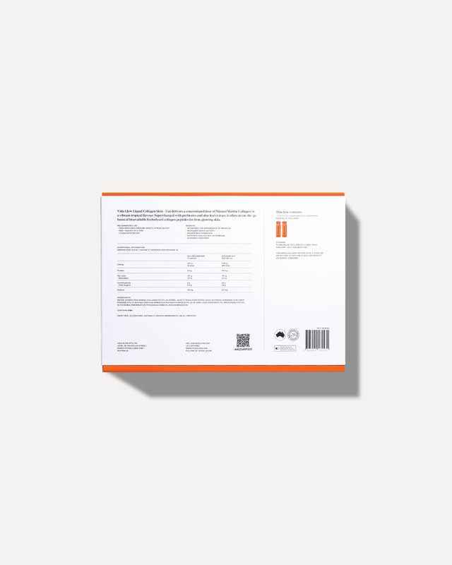 Vida Glow Liquid Collagen Skin + Gut - Tropical 15 x 12.5ml Sachets