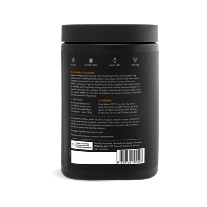 WelleCo WelleCo The HydroProtein Elixir - Passionfruit 270g
