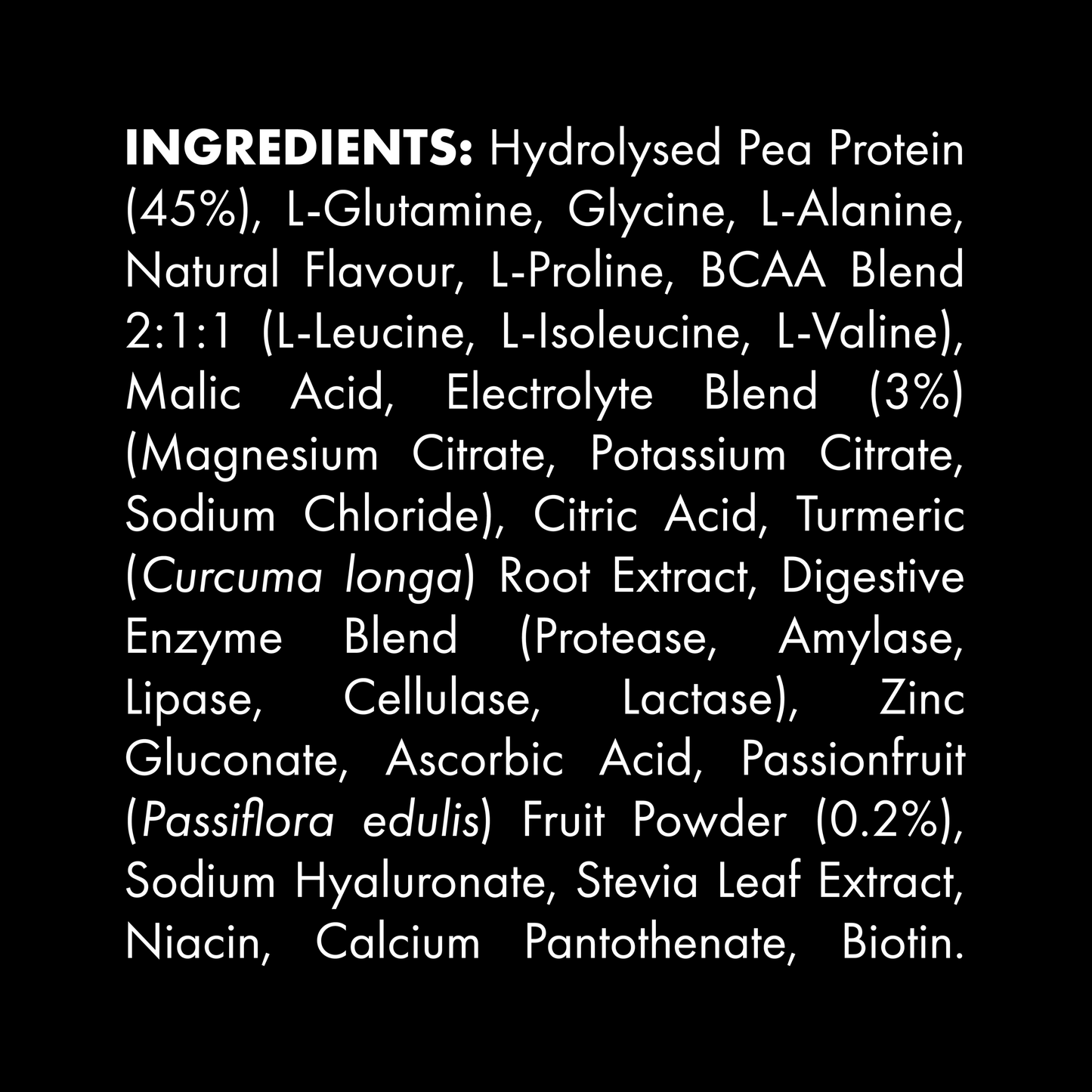 WelleCo WelleCo The HydroProtein Elixir - Passionfruit 270g