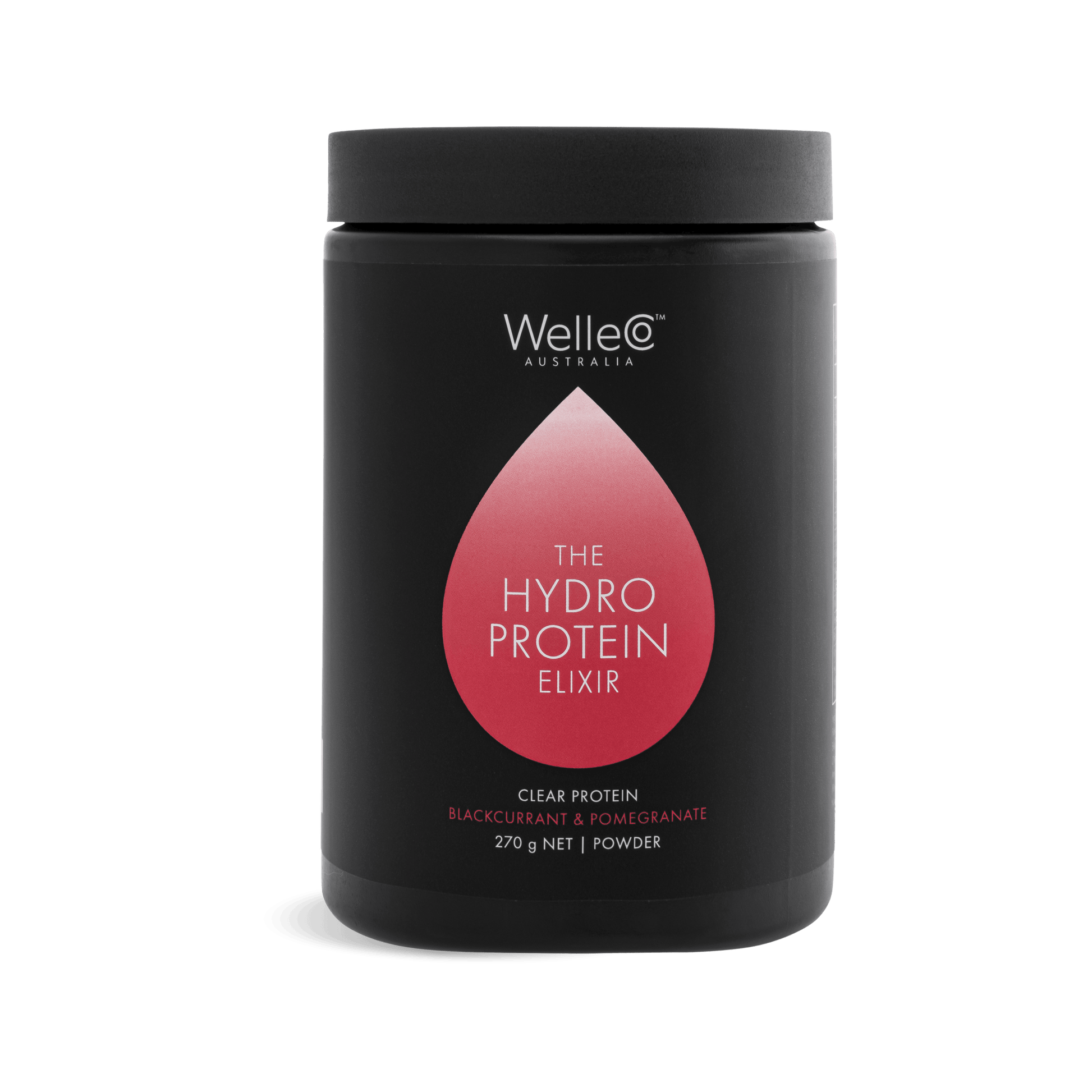 WelleCo WelleCo The HydroProtein Elixir -  Pomegranate & Blackcurrant 270g