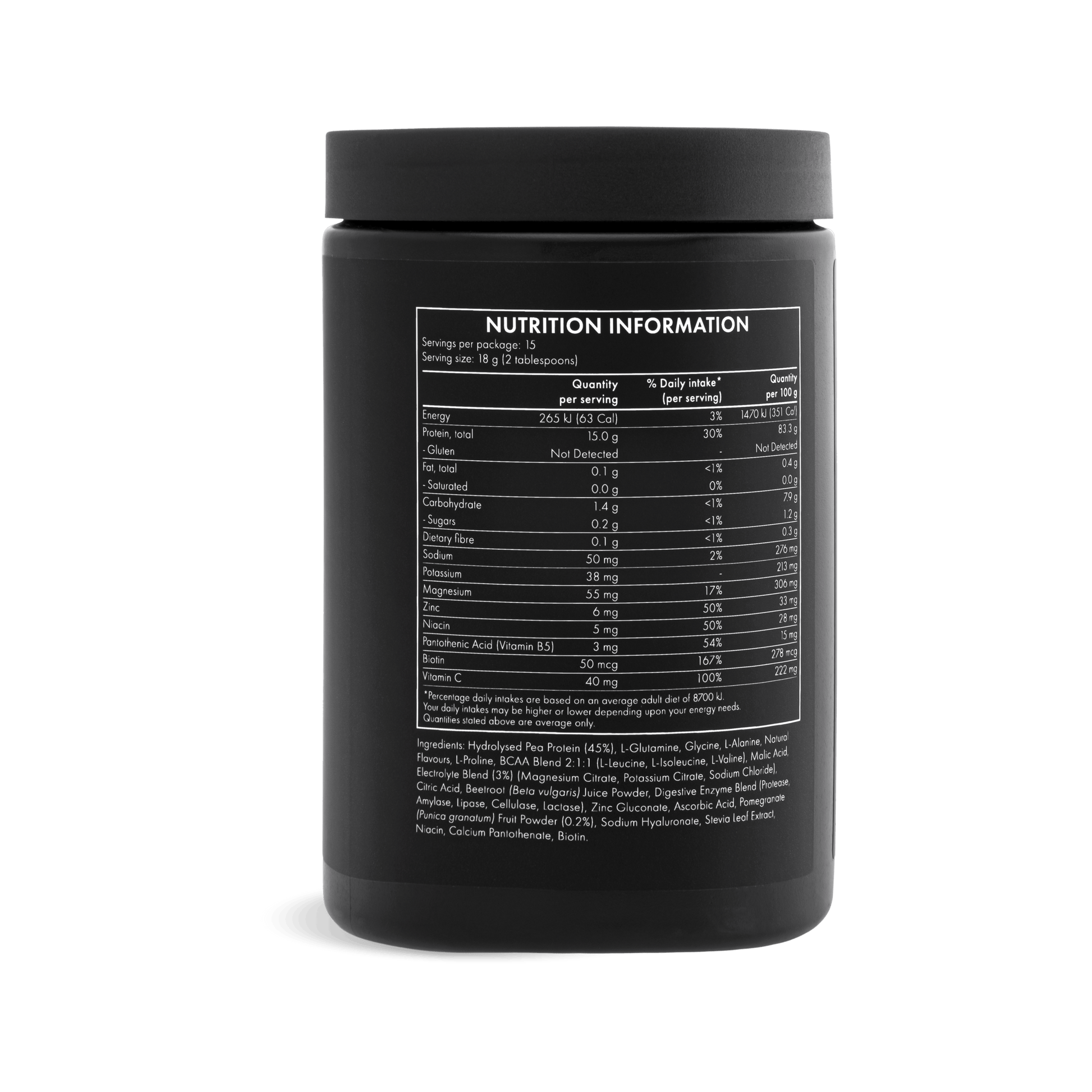 WelleCo WelleCo The HydroProtein Elixir -  Pomegranate & Blackcurrant 270g